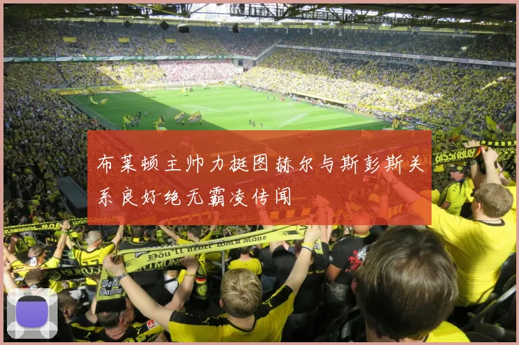 布莱顿主帅力挺图赫尔与斯彭斯关系良好绝无霸凌传闻